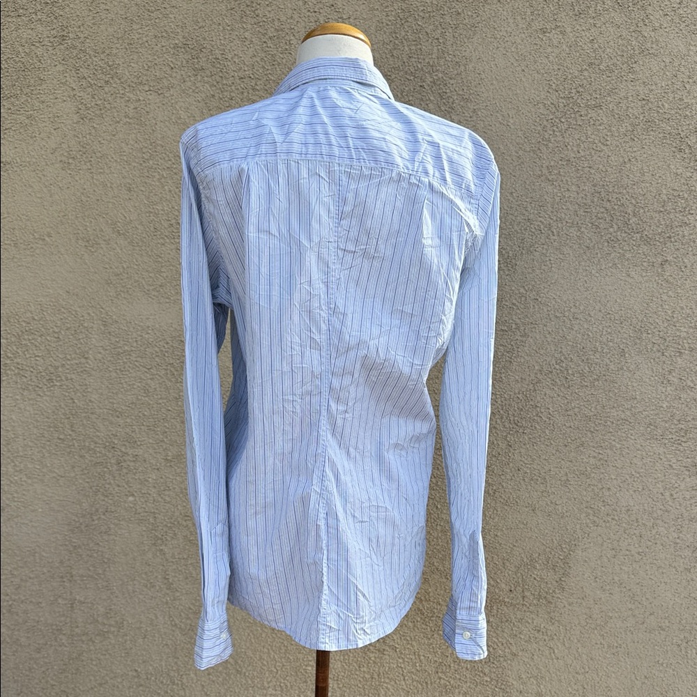 Frank & Eileen Light Blue Striped Shirt - Picture 5 of 9